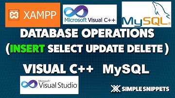 Insert Database Operation in Visual C++ and MySQL Database