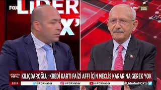 CHP GENEL BAŞKANI VE MİLLET İTTİFAKI CUMHURBAŞKANI ADAYI KEMAL KILIÇDAROĞLU FOX TV YAYINI 26/05/2023