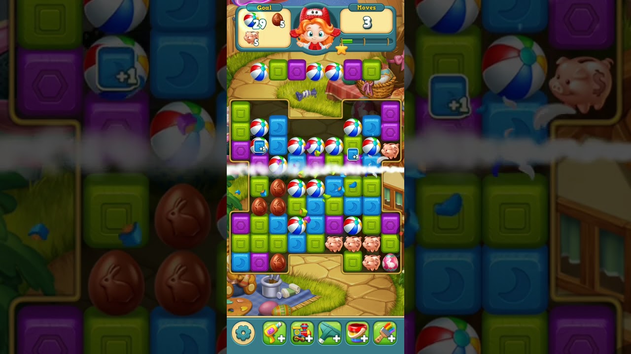 Toy Blast Level 157 Completed /Mobile Game ASMR 