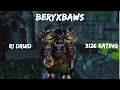 Beryxbaws  rank 1 druid    tbc classic  arena pvp