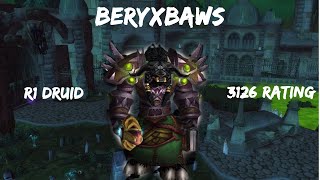 Beryxbaws - Rank 1 Druid |   TBC Classic - Arena PVP