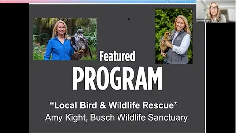 Local Bird and Wildlife Rescue Amy Kight, Exec. Di...