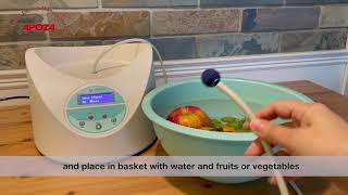 Owoce myjemy wodą ozonowaną Ozone V-600