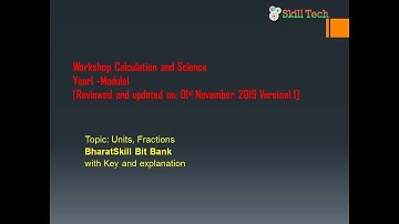 Module 1 Units and Fractions