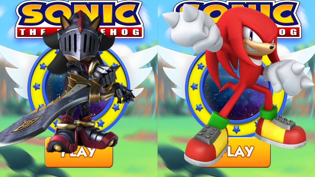 Sonic Dash - Movie Shadow VS Knuckles _ Sonic vs All Bosses Zazz Eggman ...