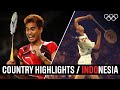 Indonesia's 🇮🇩BEST 🏸moments at the Olympics!