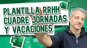 Maximiza la Productividad de RRHH: Plantilla Excel para Gestionar Tiempos y Vacaciones [+Descarga]