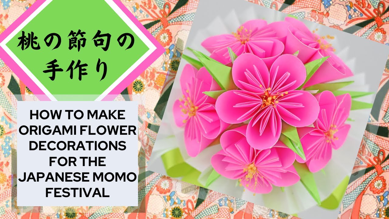 Paper flower craft kit 3 with video on how to make 
