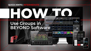 How To Use Groups In BEYOND Software
