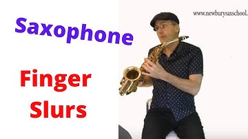 Finger slurs for saxophone