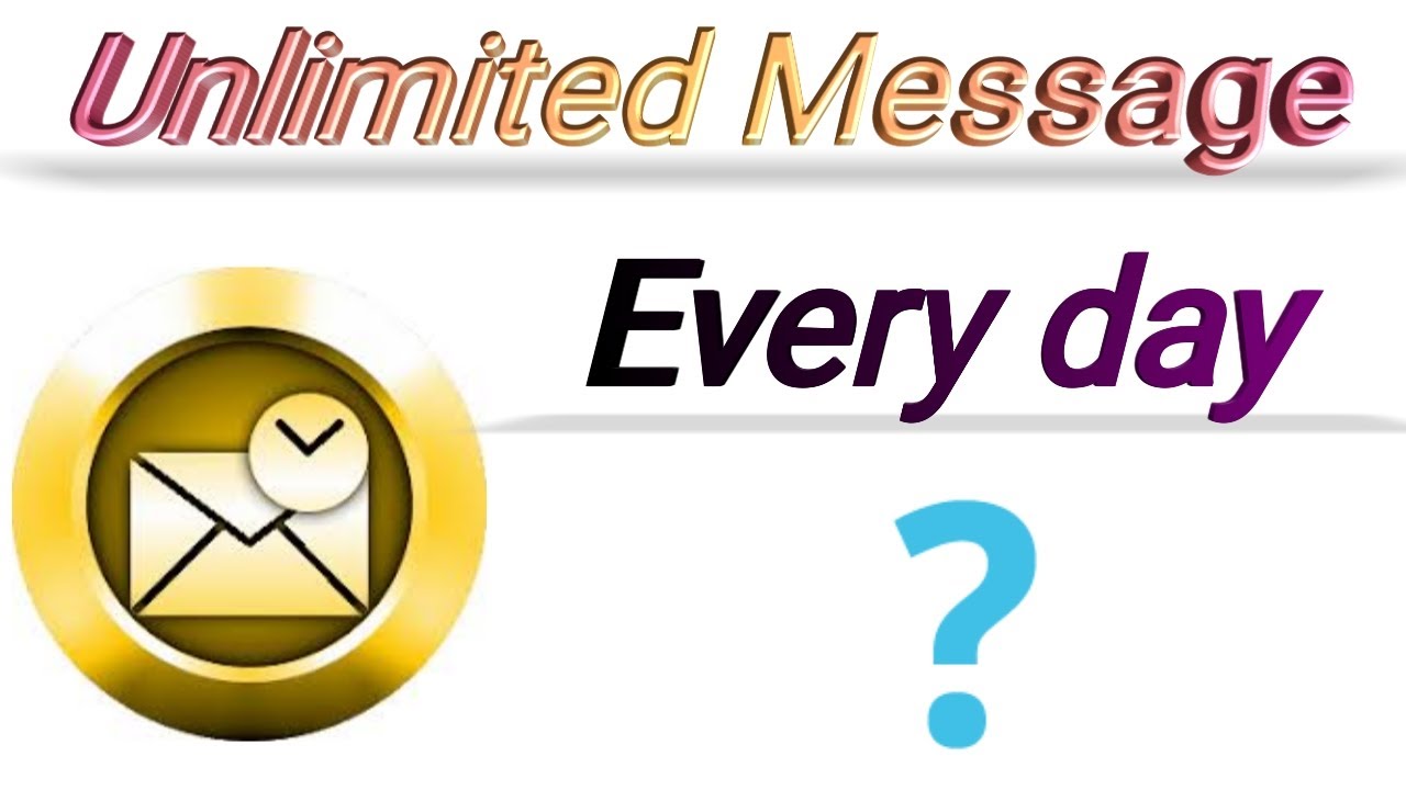 Unlimited Message Every Day | Daily Unlimited Sms | हर दिन 100 से ज्यादा मैसेज कैसे करें | Hide Tech