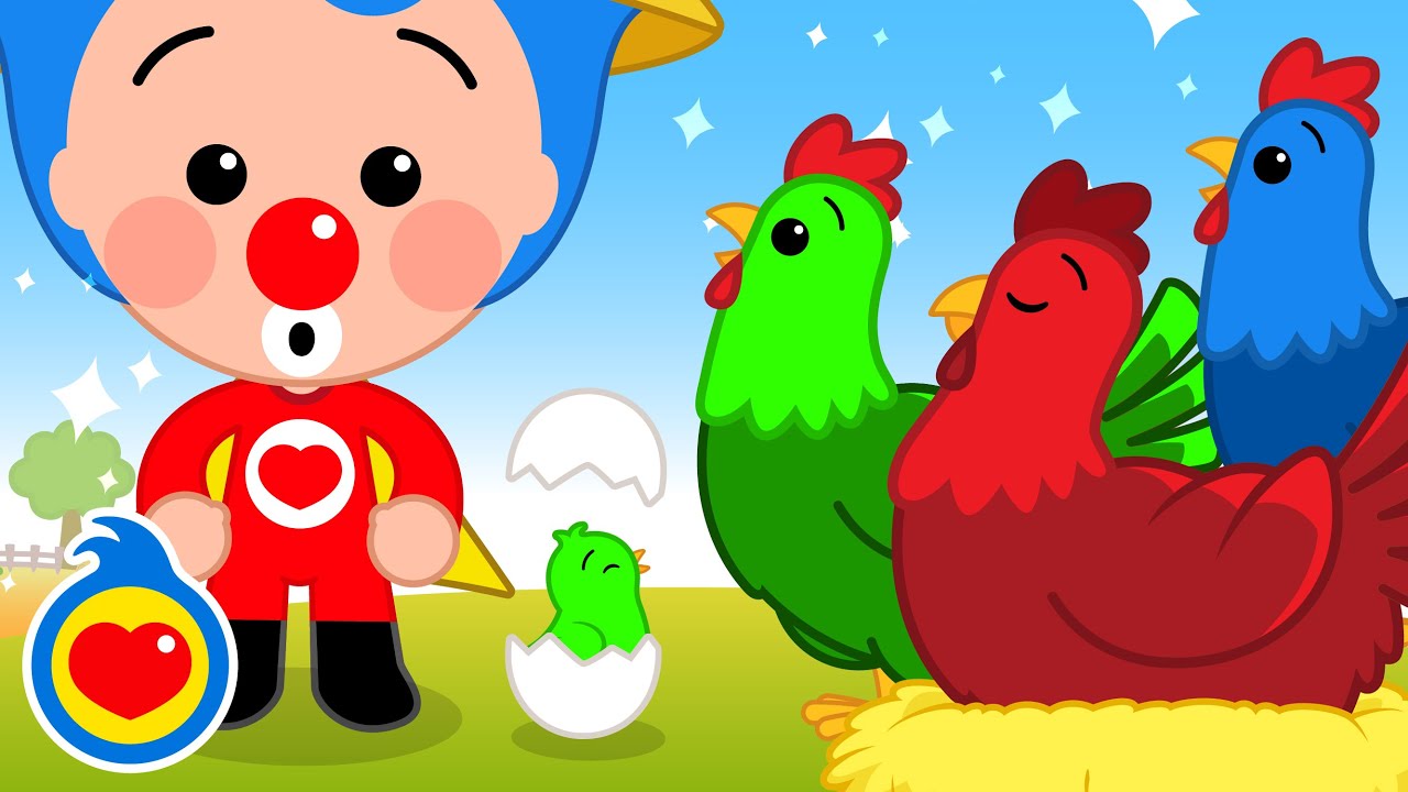 Gallinelle Colorate 🐓🐓Imparare i Colori Giocando🤍 Plim Plim - Un Eroe del Cuore