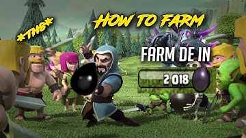 HOW TO FARM DARK ELIXIR IN 2018 TH8 STRATEGY! WHILE CLIMBING TROPHIES