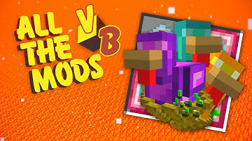 All The Mods Volcano Block EP29 31x31 Mining Drill + Modium Chickens