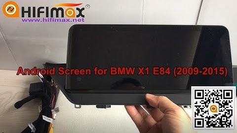 How to Connect Cables to BMW X1 E84 (2009-2015) Android GPS Navigation while Installation retrofit?