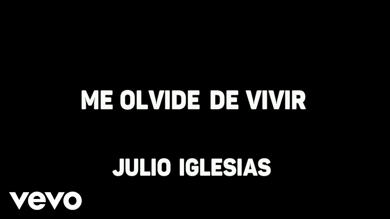 Julio Iglesias - Me Olvide De Vivir (Karaoke)