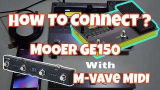 How To M-Vave Chocolate Wireless MIDI Controller Connected to Mooer GE150