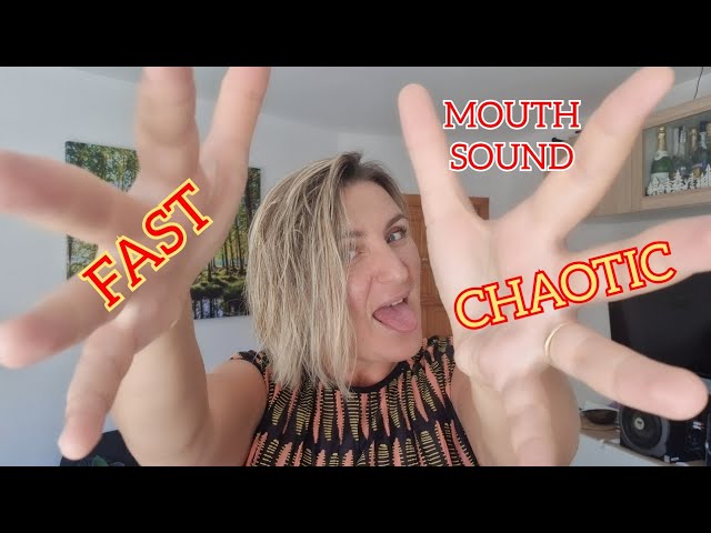 ASMR Fast Aggressive Chaotic Wet/Dry Mouth Sounds  | 100%  Lofi Vibes #asmr #relax #lofi #fast