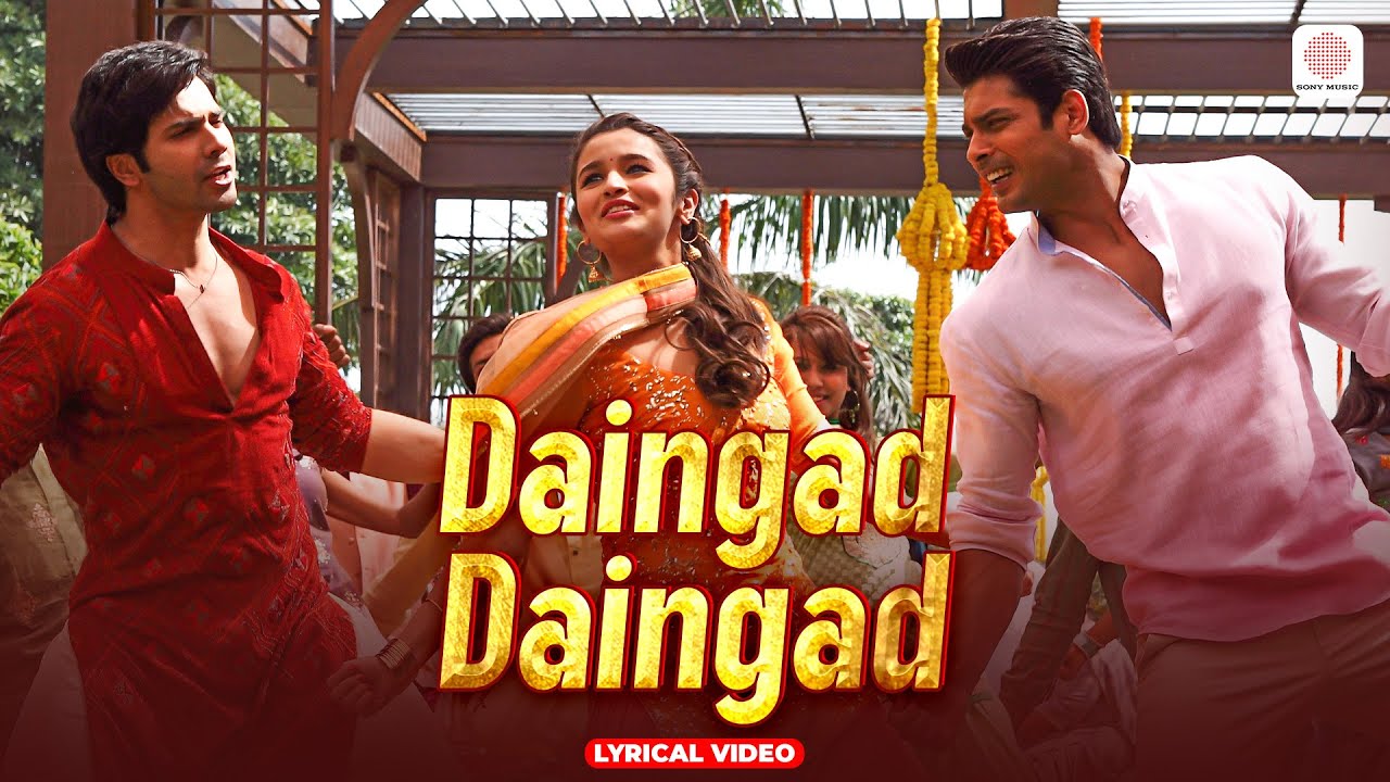 Daingad Daingad - Lyrical Video | Varun Dhawan, Alia Bhatt | Udit Narayan | Sachin- Jigar
