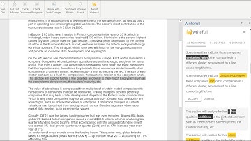 How to use Writefull for Word to write and proofread your work