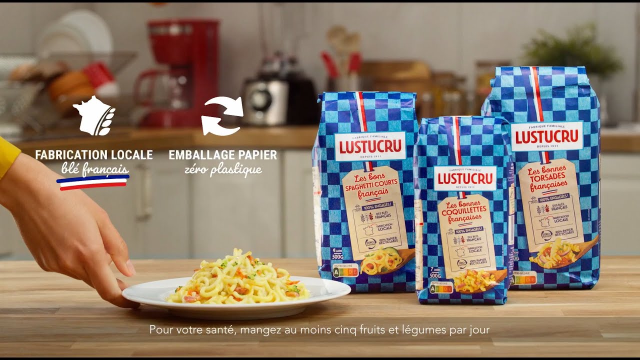 Les Bonnes Pâtes Françaises Lustucru - Publicité TV 2024