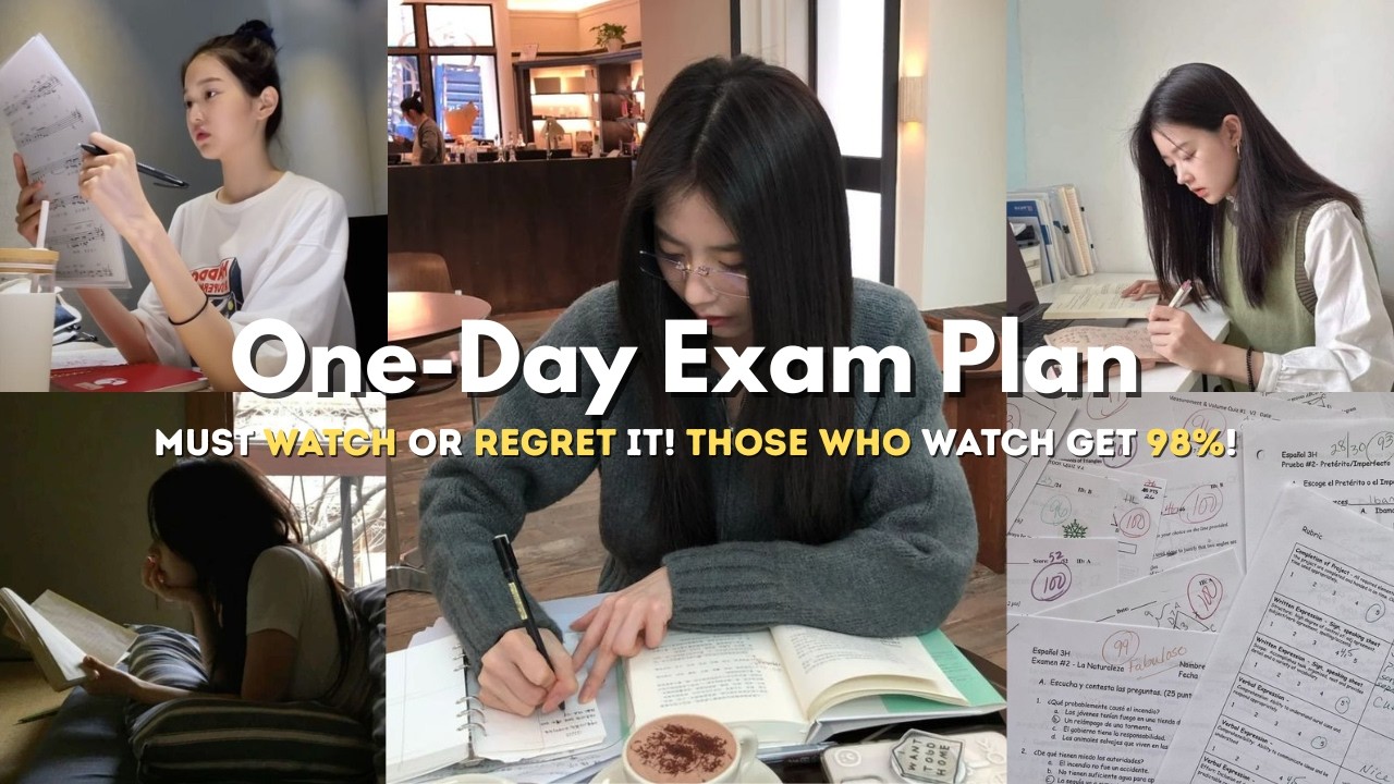Exam Routine Short One-Day Exam Plan: How to Revise & Focus Before Your Exam | Exam ...