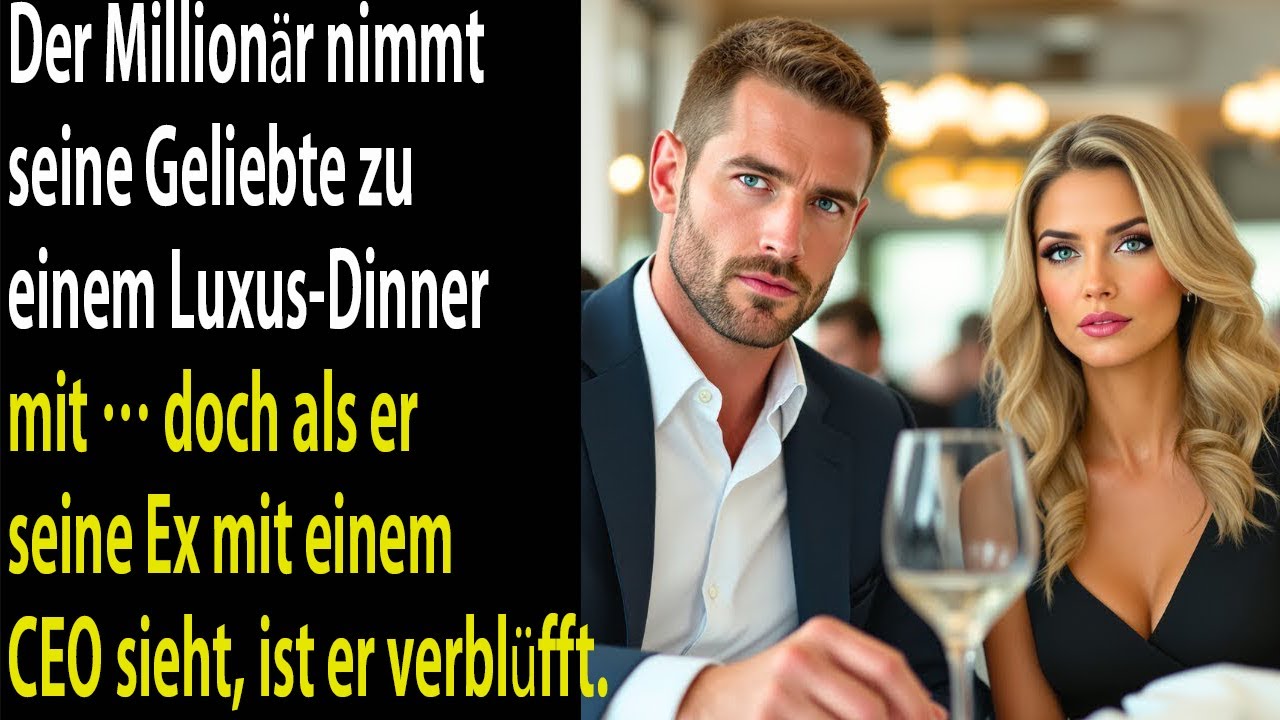 Der millionär nahm seine geliebte zum dinner, doch als er seine ex mit einem ceo sah, staunte er.