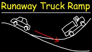 Runaway Truck Ramp Physics Problem - Finding Components of Acceleration