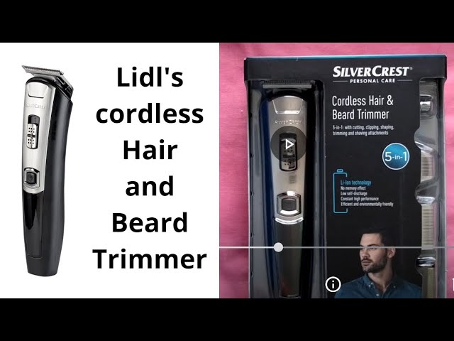 silvercrest hair and beard trimmer lidl