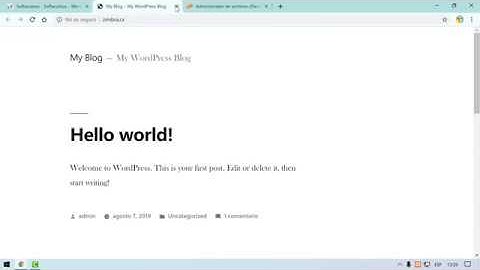 Instalación automática de Wordpress en un Hosting