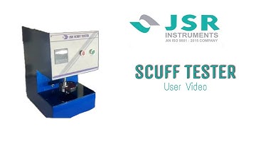 JSR - Scuff Tester (Rub Resistance Tester) || Paper Testing Machine