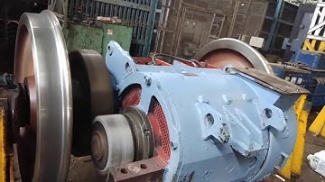 TRACTION MOTOR // How to testing of AC TRACTION MOTOR with wheel set at 25kv