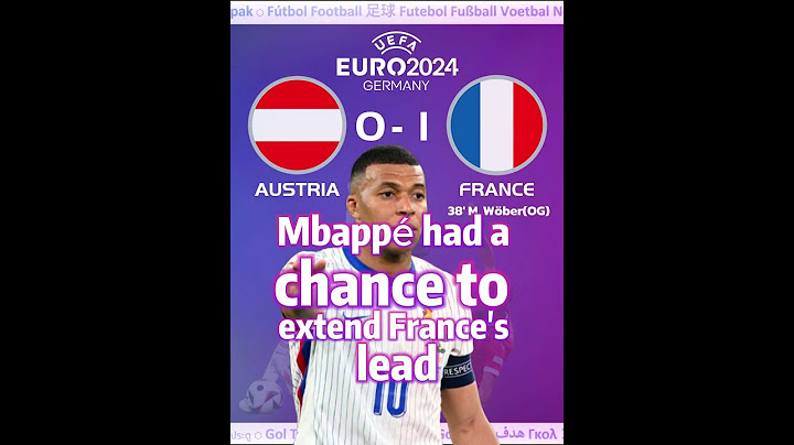 Euro2024 Group D Austria 0-1 France