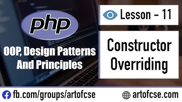 Object-Oriented PHP Bangla Tutorial - 11 Constructor Overriding