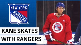 Watch Patrick Kane's first morning skate with Rangers | NBC Sports Chicago