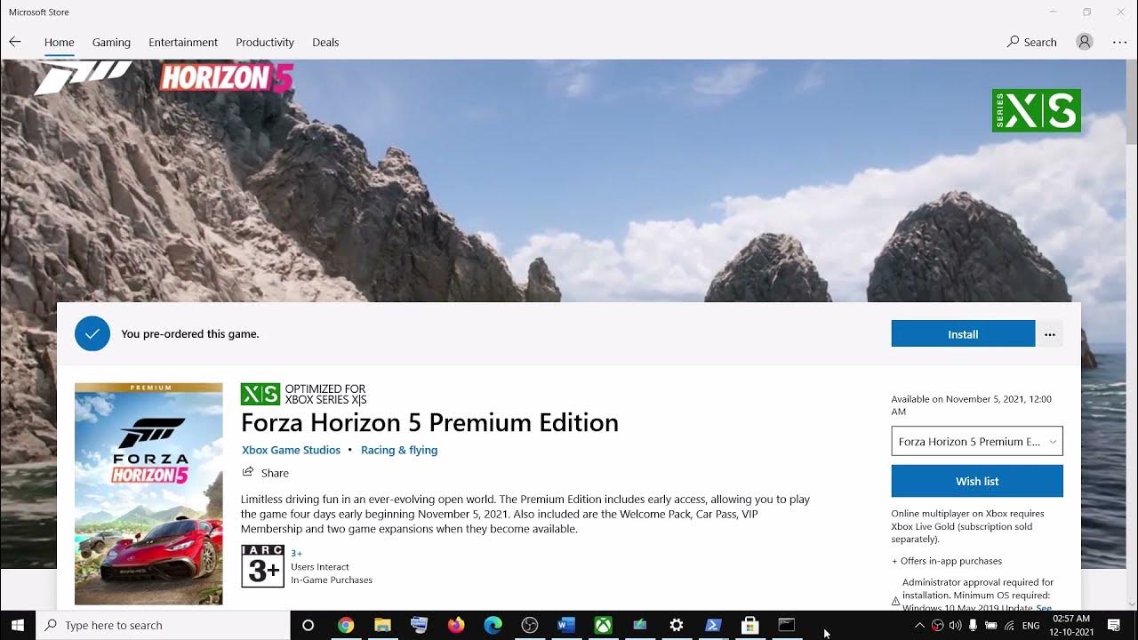 Fix Forza Horizon 4 Not Installing In Microsoft Store \ Can't