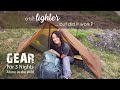 GEAR! What I took for 3 Nights Alone in the Wild | 9.6kg Base Weight | Backpacking & Wild Camping