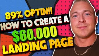 89% OPTIN!! How To Make A Landing Page For Affiliate Marketing | Affiliate Marketing For Beginners