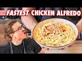Making Chicken Alfredo Faster Than A Restaurant | But Faster