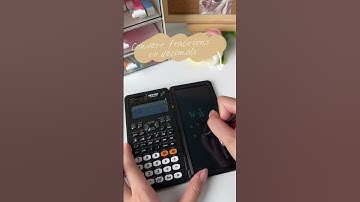 Convert fractions to decimals🔥#newyes #calculator #tutorial #maths