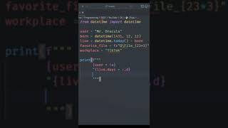 Python f-strings