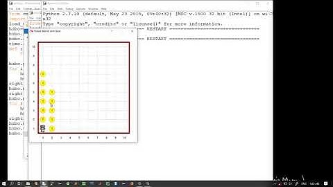 Learning python in amharic video5: 2D robot load world