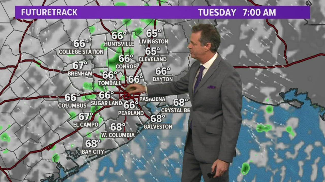 Houston forecast: Patchy mist and drizzle - YouTube