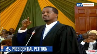 IEBC LAWYER MAHAT SOMANE'S FULL BRILLIANT SUBMISSION AT SUPREME COURT!!