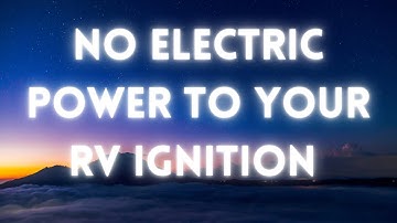 Motorhome had no power to the ignition or dash accessories￼