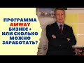 Программа Amway  Бизнес + Или сколько можно  заработать!