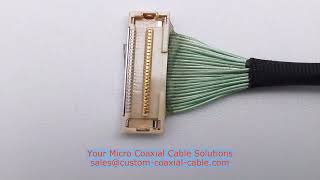 Lvds Micro Coaxial Cable Assembly Manufacturer 2576-020-00 Micro-Coax Harness Switzerland Led Desk L