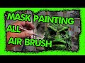 airbrush painting creature