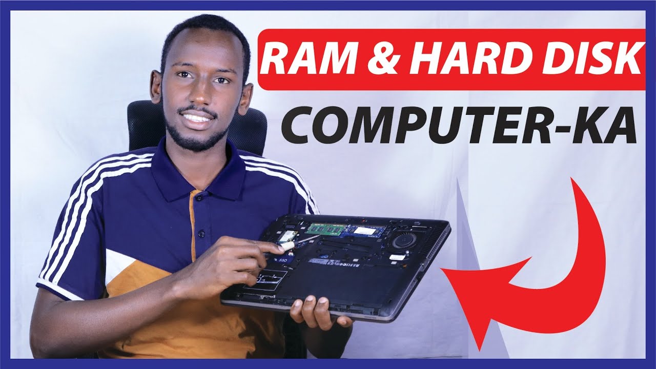 Gudaha computer-ka markii aan furfurno || Waxaa arki donaa Ram-ka iyo Hard disk ||