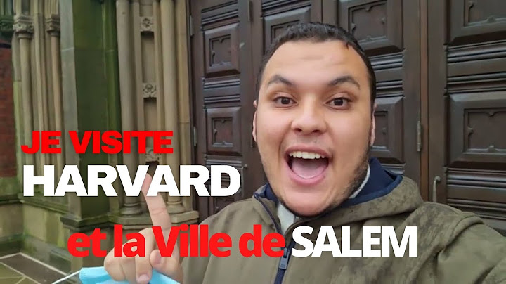 VISITE DE L'UNIVERSITÉ HARVARD ET DE LA VILLE AUX SORCIÈRES "SALEM" !